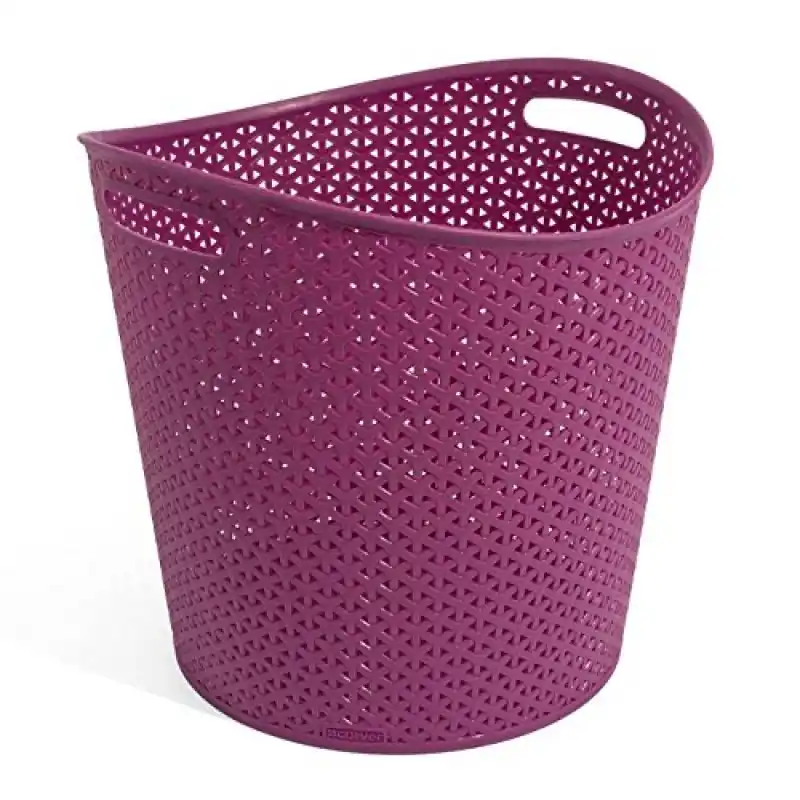 Versand Am Gleichen Tag CURVER MY STYLE 30L Wäschekorb 39 x 39 x 37 cm lila 00715-939