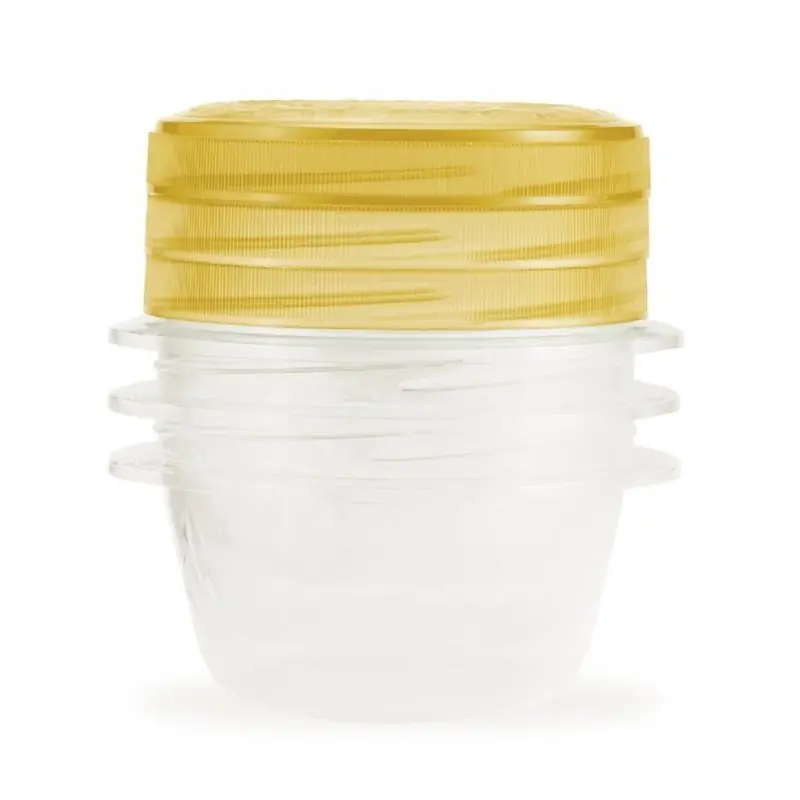 Rabatt CURVER TAKE AWAY TWIST Frischhaltedosen 13 x 13 x 11 cm, 0,5 l transp./orange 00471-175