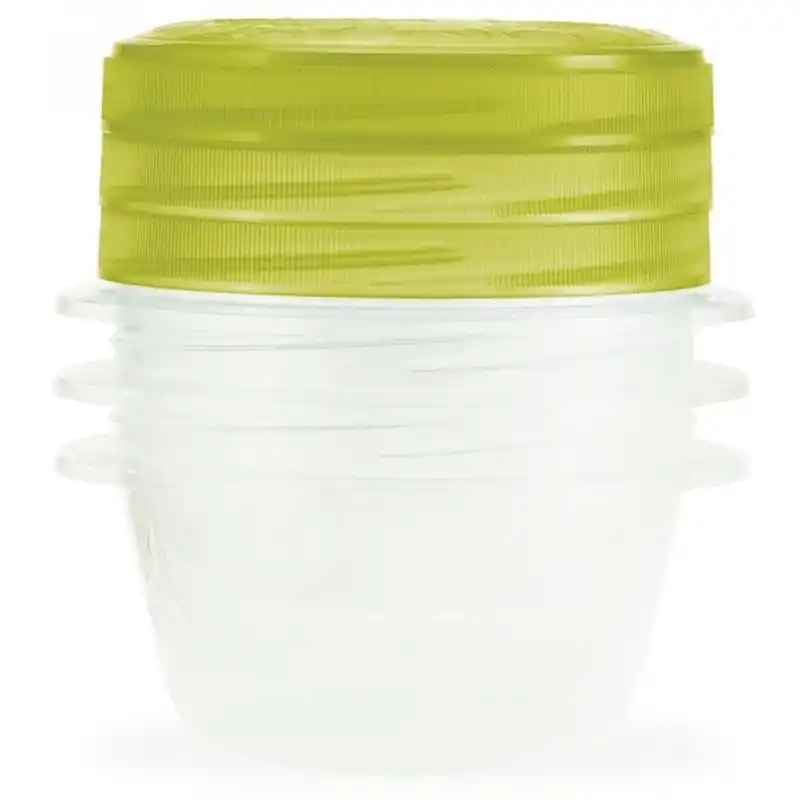 Bestseller CURVER TAKE AWAY TWIST 3x0,5L Frischhaltedosen 13 x 13 x 11 cm transp./grün 00471-313