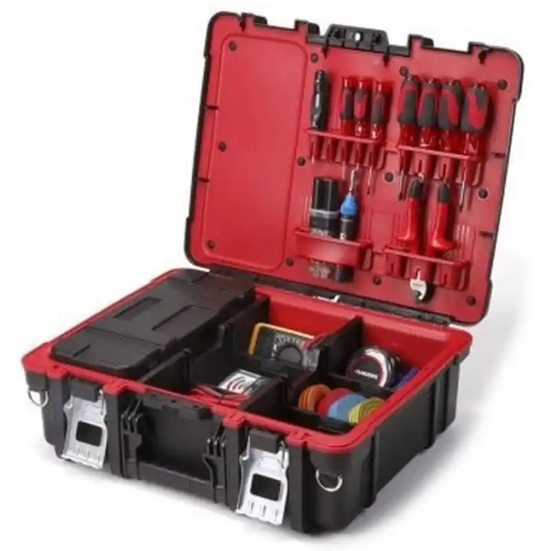 Sale KETER TECHNICAN BOX Werkzeugkoffer 48x18x38cm schwarz/rot 17198036