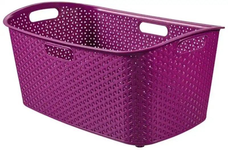 Neue Kollektion CURVER Wäschekorb My Style, 60 x 39 x 28 cm, 47 l, violet 00745-939