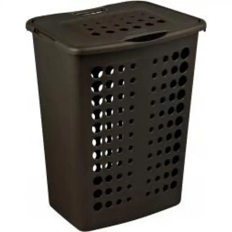 Markenware CURVER VICTOR LINE 60L Wäschekorb 57,1 x 45,4 x 34,1 cm dunkelbraun 00049-210