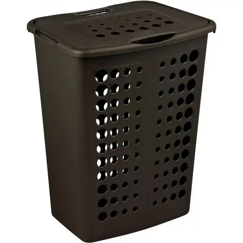 CURVER VICTOR LINE 40L Wäschesammler 50 x 39,7 x 29,9 cm dunkelbraun 00047-210 Top-Angebot