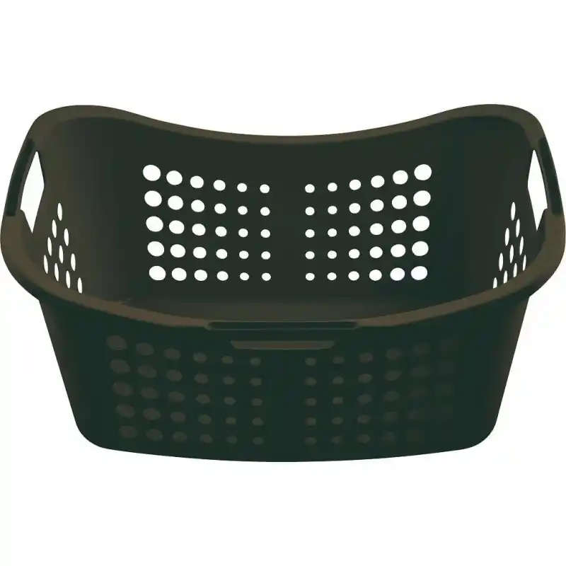 CURVER Wäschekorb VICTORIA, 24,4 x 59 x 38,5 cm, 50 l, dunkelbraun, 00048-210 Direktkauf