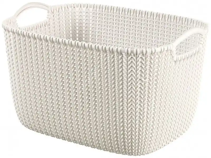 CURVER KNIT L 19L Aufbewahrungskorb 40 x 30 x 23 cm creme 03670-X64 Jetzt Kaufen