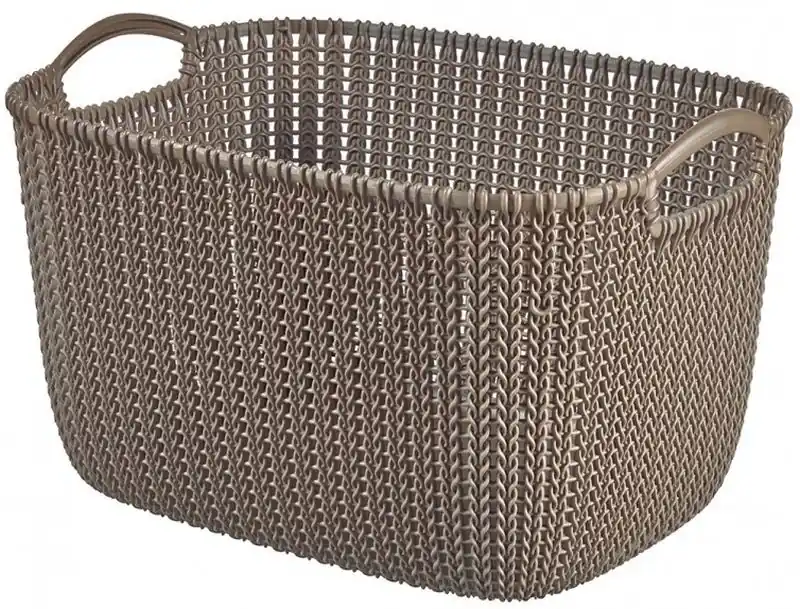 CURVER KNIT L 19L Aufbewahrungskorb 40 x 30 x 23 cm braun 03670-X59 Neu Im Sortiment