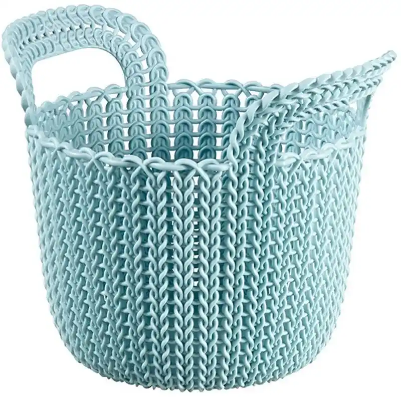 CURVER KNIT XS 3L Korb rund 23x19x19 cm graublau 03671-X60 Abverkauf