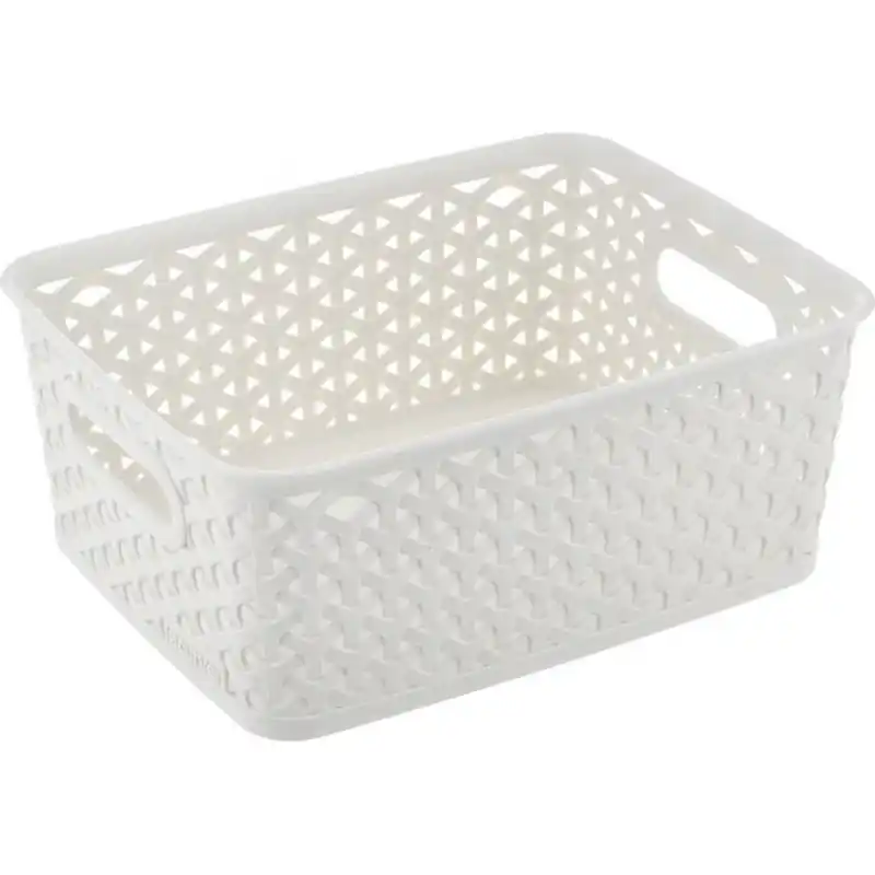 Markenprodukt CURVER MY STYLE S 4L Aufbewahrungskorb 25,5 x 19,6 x 10,2 cm creme 03610-885