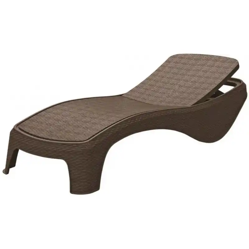 KETER ATLANTIC Liegestuhl, 197 x 74 x 36 cm, cappuccino 17199231 Wochenendangebot