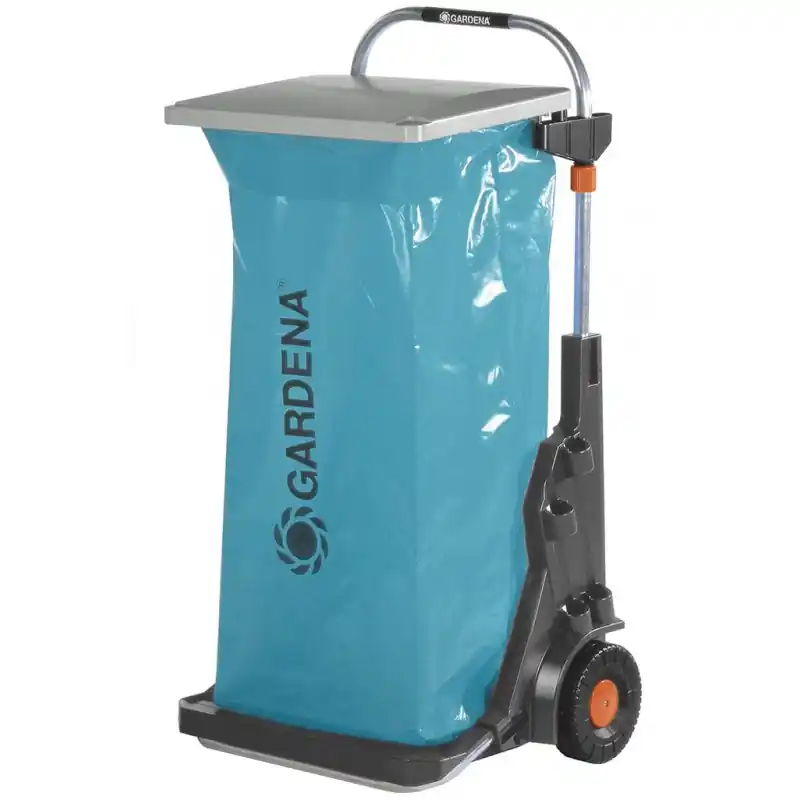 Finale Aktion Gardena Müllsackständer Gartenmobil fahrbar, aus Aluminium, für 120 Liter 0232-20