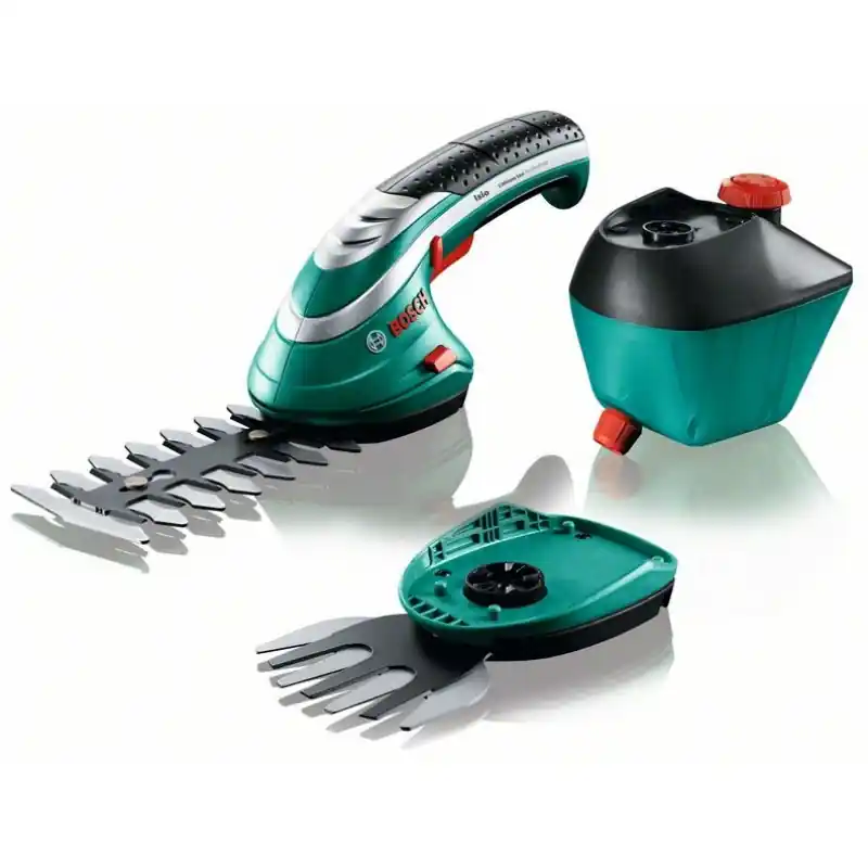 Heißes Angebot BOSCH ISIO3 Akku-Strauch Grasscheren-Set mit Sprühdose 060083310G