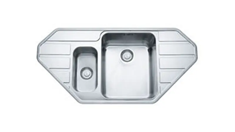 Neue Kollektion Franke EPOS EOX 652 E, 1053x513mm, Edelstahl + Ablaufgarnitur 101.0285.190