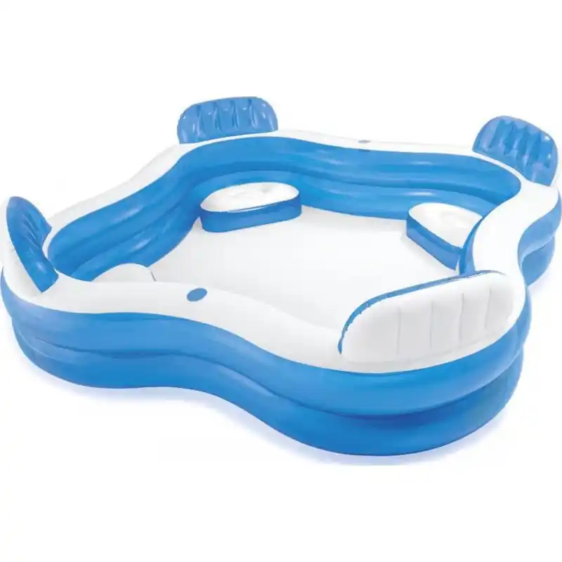 INTEX Swim Center Family Lounge Pool Schwimmbecken 229 x 229 x 66 cm 56475NP Echt
