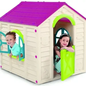 KETER RANCHO Kinderspielhaus, creme/lila 17609669 Expressversand