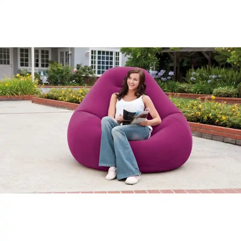 Nur Für Kurze Zeit INTEX Aufblasmöbel Deluxe Beanless Bag Chair, Violett 68584NP