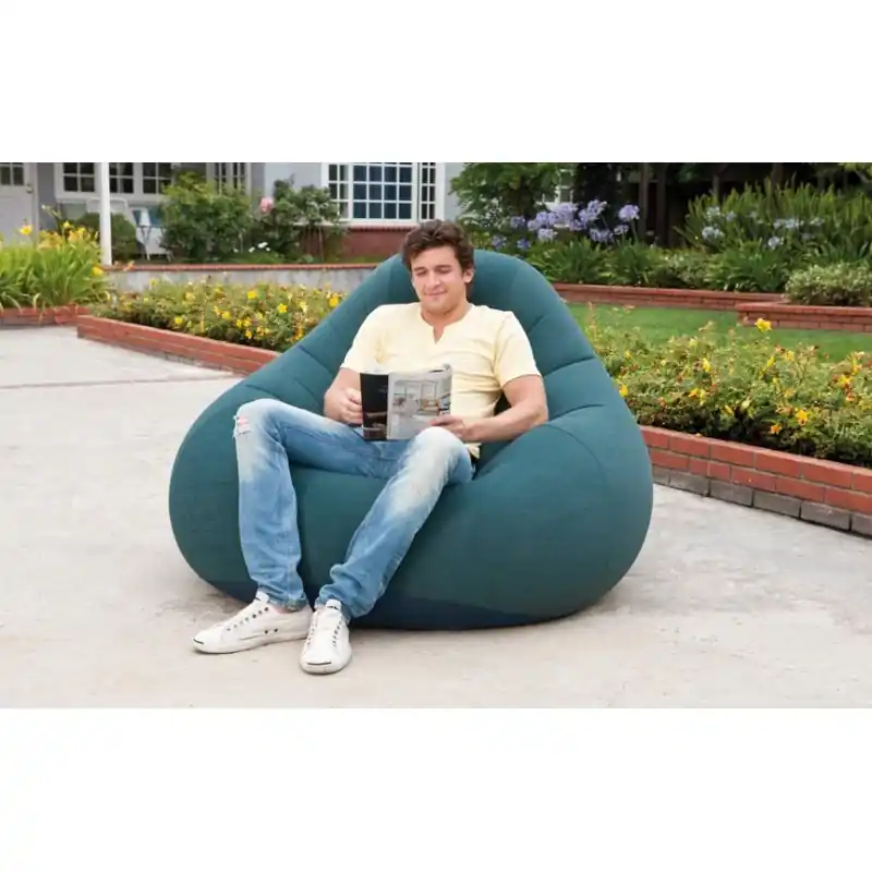 INTEX Aufblasmöbel Deluxe Beanless Bag Chair, Grün, 68583NP Top-Preis