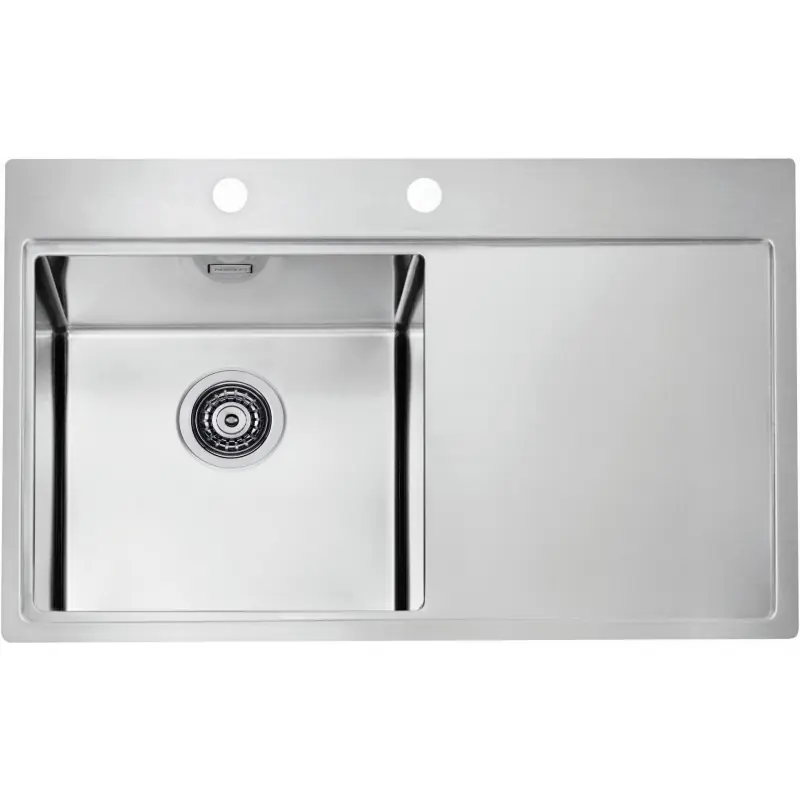 ALVEUS PURE 40 L Edelstahlspüle, 790 x 525 mm, links 1103610 Mega-Angebot