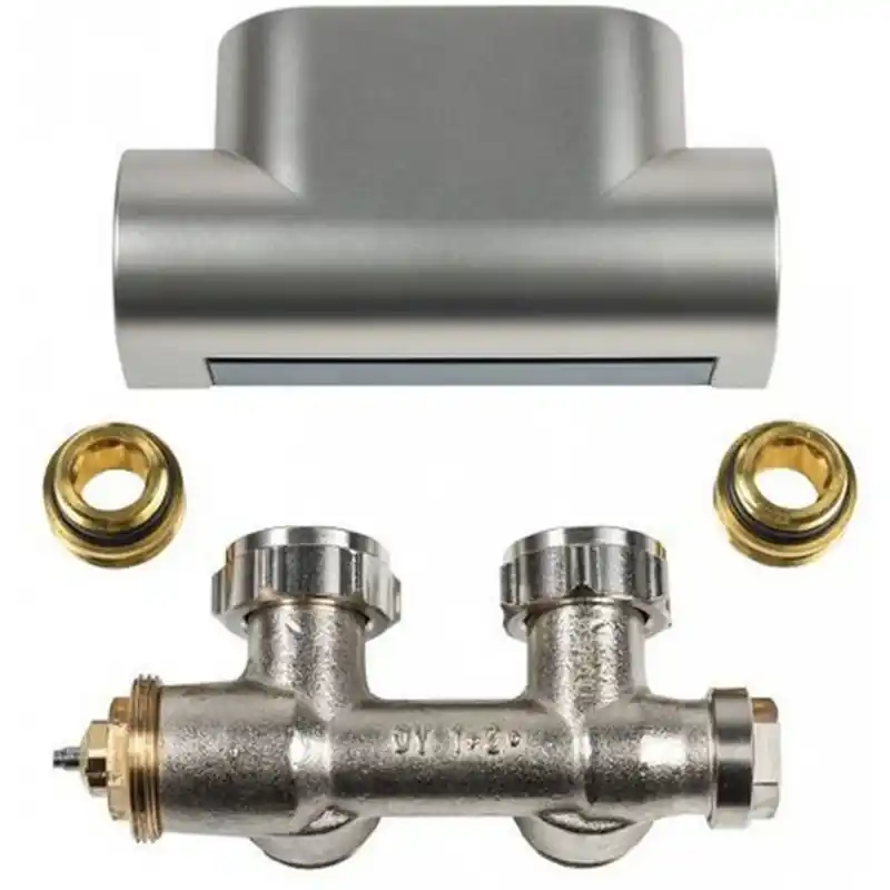 Angebot Kermi Ventilhahnblock, Blende imitation edelstahl ZV00410003