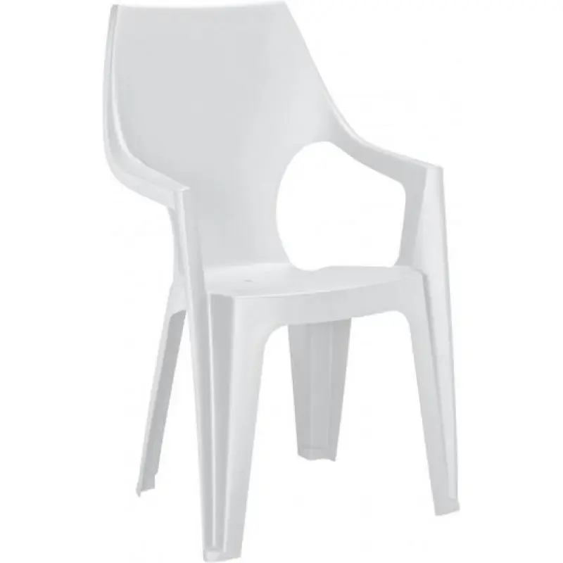 ALLIBERT DANTE Stapelstuhl, 57 x 57 x 89 cm, weiß 17187057 Neu
