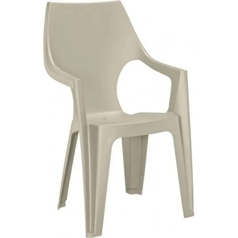 Meistverkauft KETER DANTE Stapelstuhl, 57 x 57 x 89 cm, cappuccino 17187057