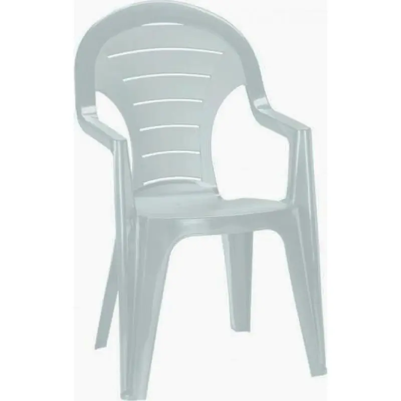 ALLIBERT BONAIRE Stapelsessel, 56 x 57 x 92 cm, hell grau 17180277 Schneller Versand