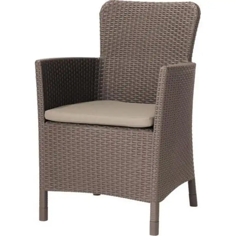 ALLIBERT MIAMI Dining Sessel, 62 x 60 x 89 cm, cappuccino 17200037 Abverkauf