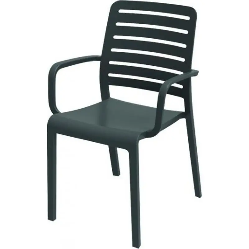 Abverkauf EVOLUTIF CHARLOTTE Country Gartensessel, 55 x 57 x 86 cm, graphit 17200307