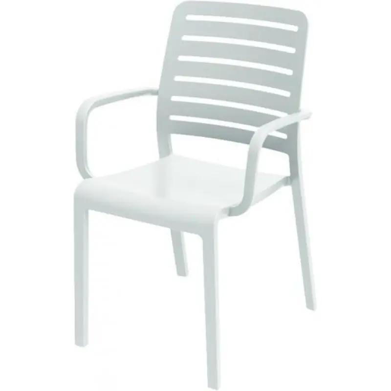 Wochenendangebot EVOLUTIF CHARLOTTE Country Gartensessel, 55 x 57 x 86 cm, weiß 17200307