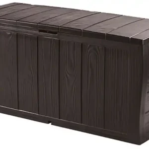 KETER SHERWOOD 270L Garten-Aufbewahrungsbox 117 x 45 x 57,5 cm, braun 17198596 Nur Heute