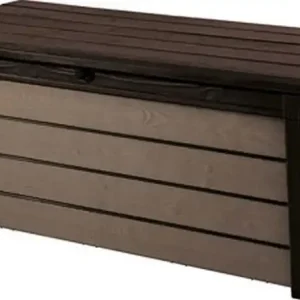 Preis Gesenkt KETER BRUSHWOOD 455L Garten-Aufbewahrungsbox 145 x 69,7 x 60,3 cm, braun 17202631