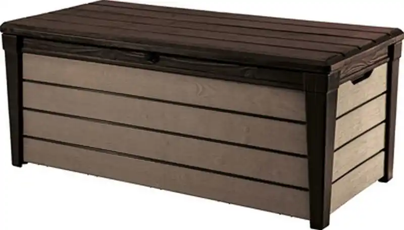 Preis Gesenkt KETER BRUSHWOOD 455L Garten-Aufbewahrungsbox 145 x 69,7 x 60,3 cm, braun 17202631