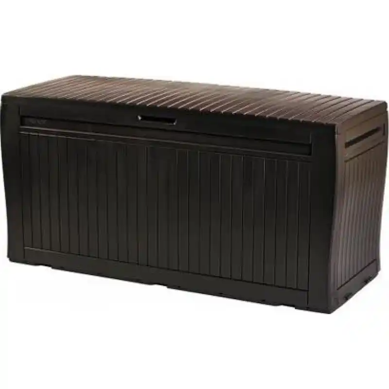 Versand Am Gleichen Tag KETER COMFY 270L Garten-Aufbewahrungsbox 116,7 x 44,7 x 57 cm, braun 17202623