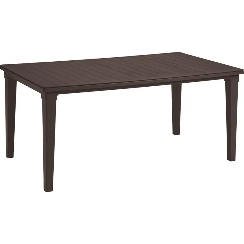 ALLIBERT FUTURA Gartentisch, 165 x 95 x 75 cm, braun 17197868 Saisonangebot