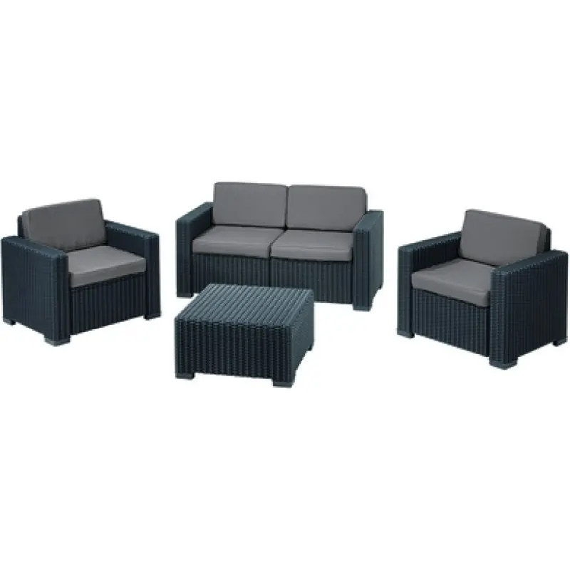 ALLIBERT CALIFORNIA 2 Lounge Set, graphit/grau 17192233 Kracherpreis