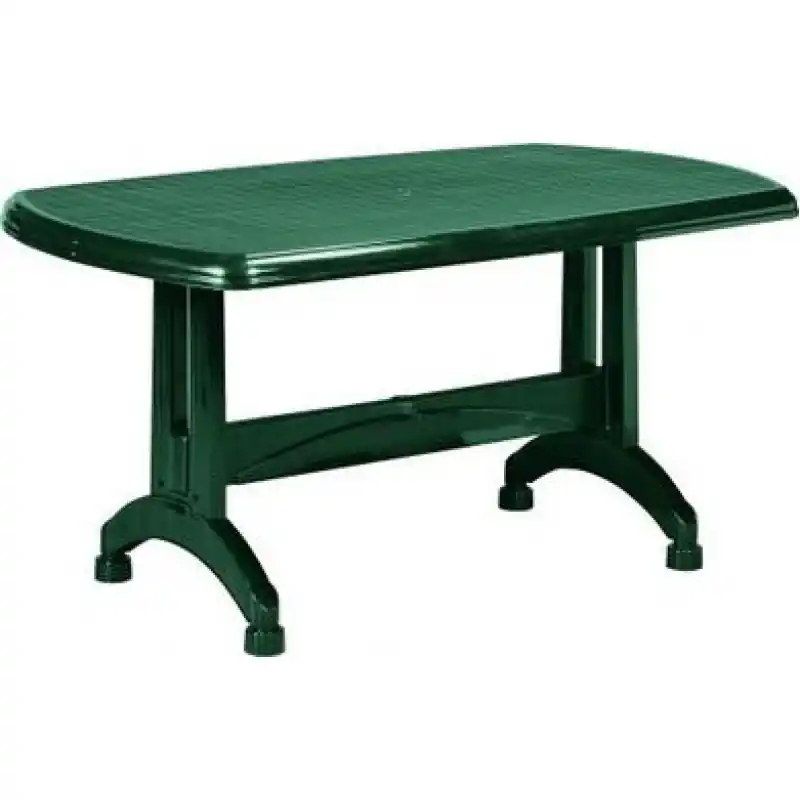 Top-Preis ALLIBERT PORTLAND Gartentisch 150 x 90 x 72 cm dunkel grün 17180031
