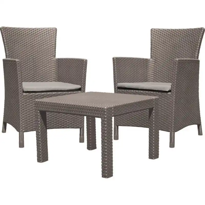 ALLIBERT ROSARIO Balkon-Set, cappuccino/sand 17200030 Super-Preis