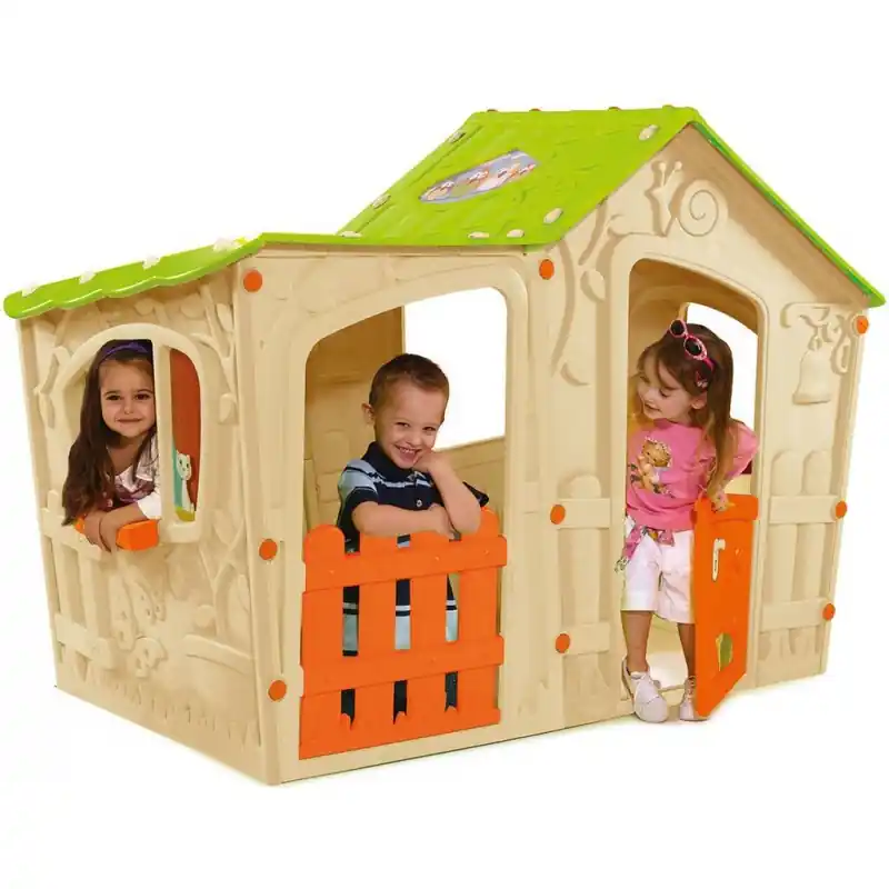 Solange Der Vorrat Reicht KETER MAGIC VILLA Kinderspielhaus, beige/hellgrün 17190655