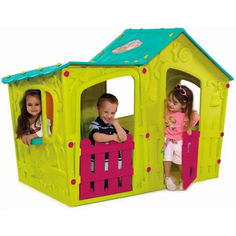 KETER MAGIC VILLA Kinderspielhaus, hellgrün/türkis 17190655 Nur Heute