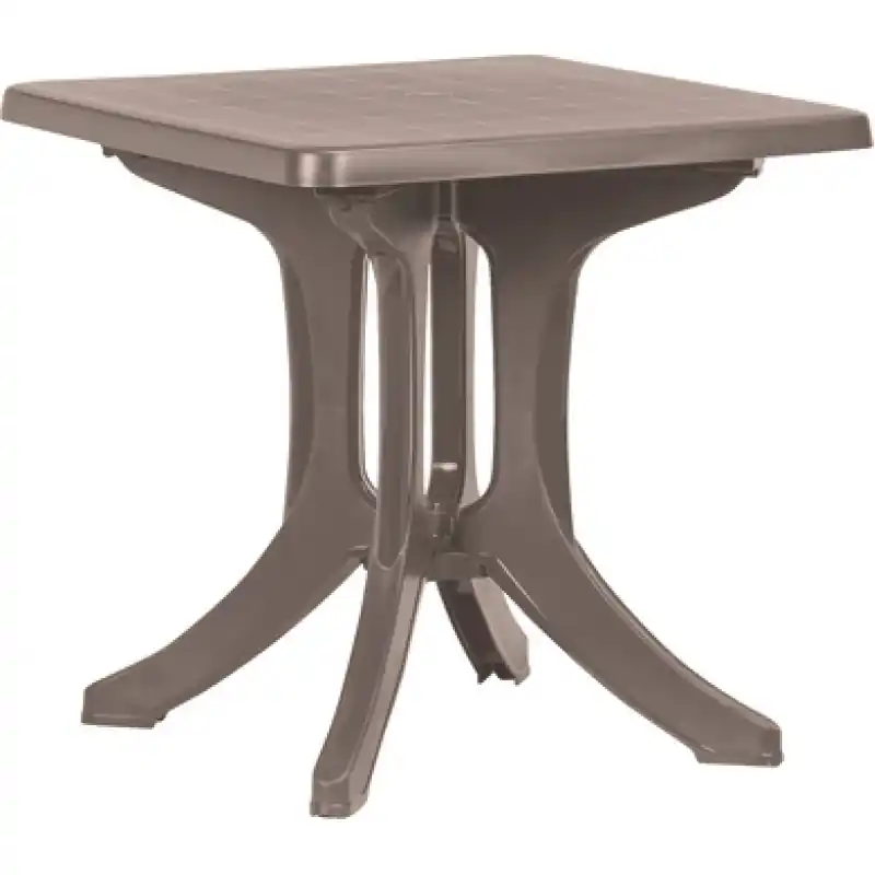 Neue Kollektion ALLIBERT NAPOLI Gartentisch 70 x 70 x 72 cm, cappuccino 17181092