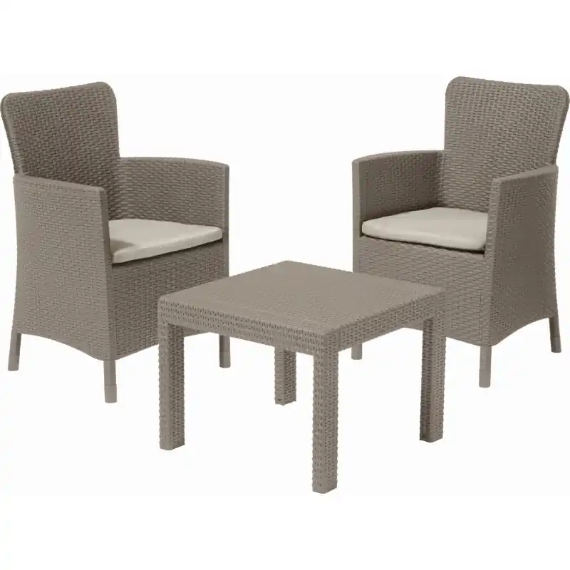 ALLIBERT SALVADOR Balkon-Set, cappuccino/beige 17200721 Markenware