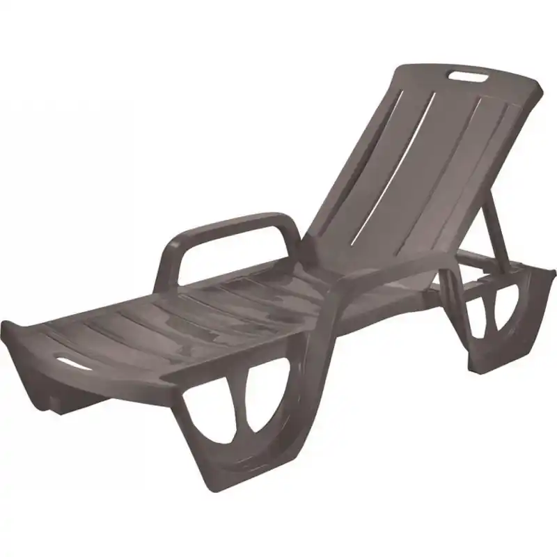 KETER FLORIDA Liegestuhl, 190 x 67 x 42 cm, cappuccino 17180024 Sonderaktion