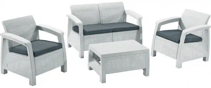 Jetzt Bestellen ALLIBERT CORFU Loungeset, weiß/grau 17197361