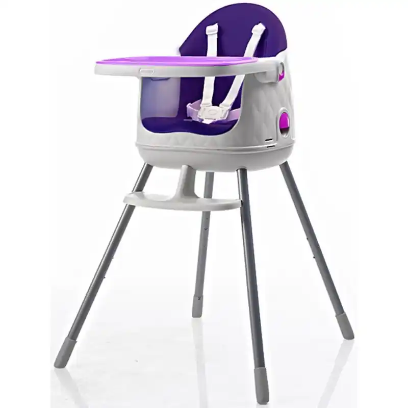 Preisknaller CURVER MULTI DINE 3-in-1 Kinder Hochstuhl, 64 x 60 x 90 cm, violet/pink 17202333