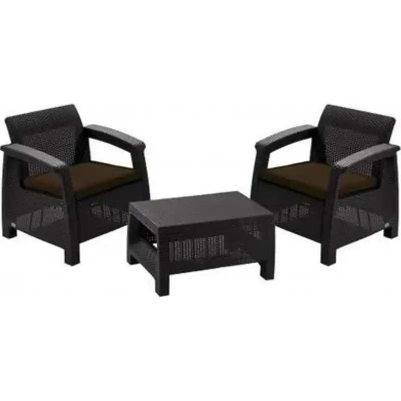 ALLIBERT CORFU WEEKEND Garten Set, braun/schokobraun 17197786 Sofort Bestellen