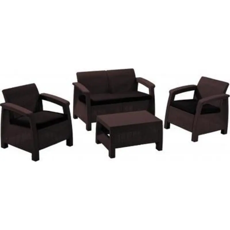 Jetzt Kaufen ALLIBERT CORFU Loungeset, braun/schokobraun 17197361