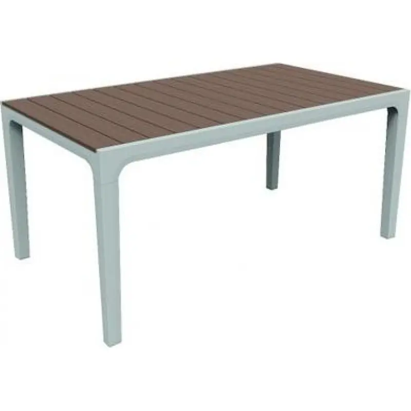 Meistverkauft KETER HARMONY Gartentisch, 160 x 90 x 74 cm, weiß/cappuccino 17201231