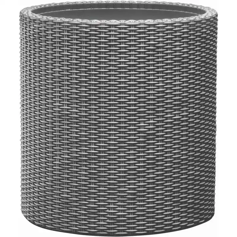 Meistverkauft KETER LARGE CYLINDER Pflanzkübel, 43,7 x 43,7 x 44,3 cm, silbergrau 17197837