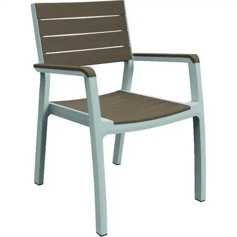 Billig KETER HARMONY Gartenstuhl, 59 x 60 x 86 cm, weiß/cappuccino 17201284