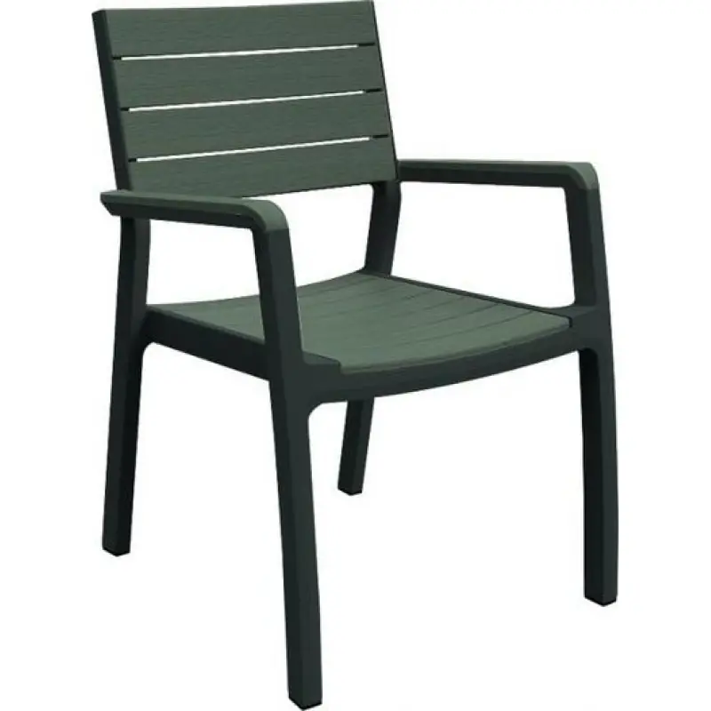 Neue Kollektion KETER HARMONY Gartenstuhl, 58 x 58 x 86 cm, anthrazit/braun 17201284