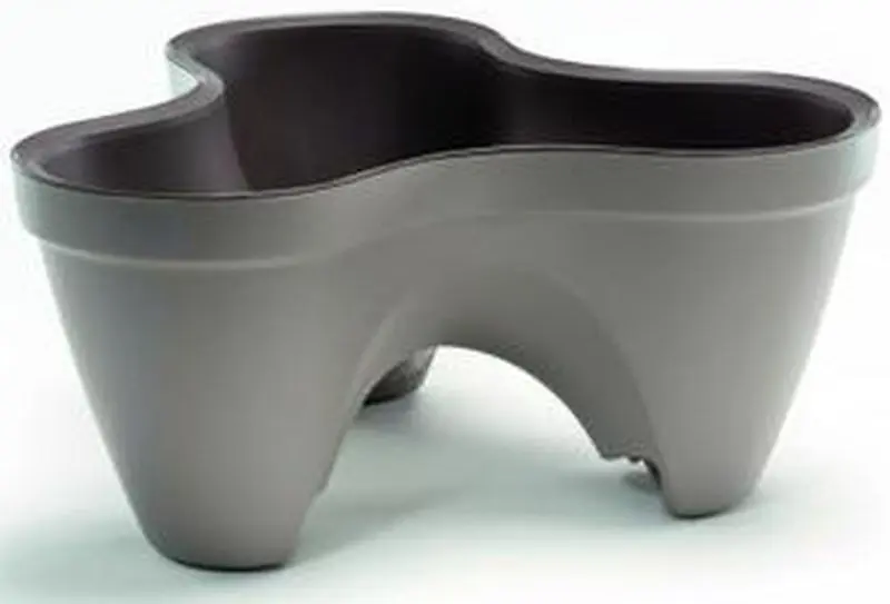 KETER IVY PLANTER Blumentopf, 41 x 38 x 19,1 cm, grau 17196813 Versand Am Gleichen Tag
